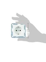 GIRA 018827 Wandcontactdoos met randaarde Inzetstuk System 55, Standaard 55, E2, Event, Event Clear, Event Opaque, Esprit, ClassiX Zuiver wit, Mat 1 stuk(s) - thumbnail