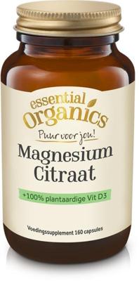Essential Organ Magnesium citraat puur 160 Vegetarische capsules