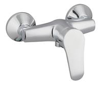 TESSA ééngreepsmengkraan douche, chroom keramische schijven geluidsarme, verwisselbare 40 mm cartouche ½" (Ø ca. 1,9 cm) verbinding voor doucheslang metalen greep garantie: 5 jaar - thumbnail