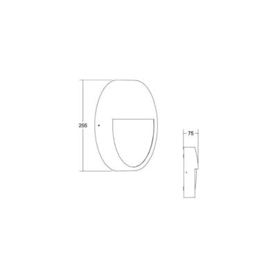 Brumberg 10037183 10037183 LED-wandlamp 12 W LED Zwart Brumberg 10037183 10037183 LED-wandlamp 12 W LED Zwart