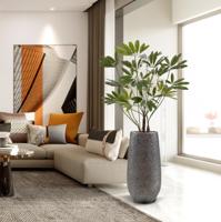 Philodendron Fun Bun kunstplant Deluxe 145cm - thumbnail