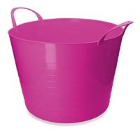 Emmer V-Trug Flexi roze 65 l - thumbnail