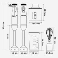 Handblender Universal Blue 7070X Blauw 700 W - thumbnail