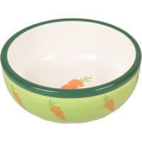 Voer / Drinkbakje Ibo Keramisch Groen - 310 ml 13 x 13 x 4.5 cm Flamingo Groen - thumbnail