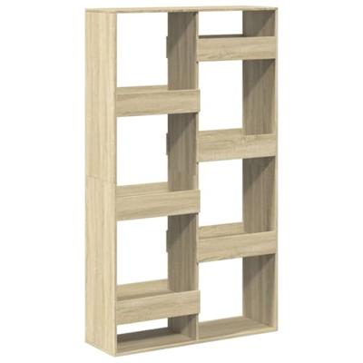 Boekenkast 100x33x175 cm bewerkt hout sonoma eikenkleurig