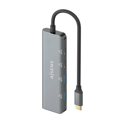 Aisens USB-hub, A109-0763, grijs, 1 stuk