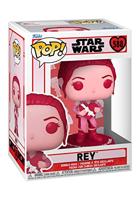 Star Wars Valentines Funko Pop Vinyl: Rey - thumbnail