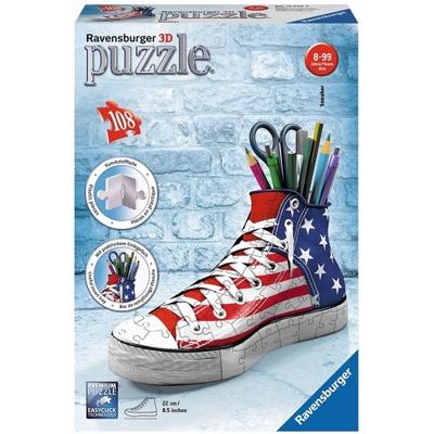 Ravensburger 3D-puzzel Amerikaanse stijl sneaker - 108 stukjes