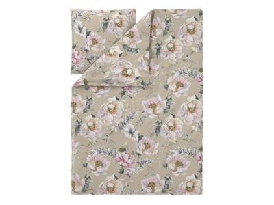 LIVARNO Satijnen dekbedovertrek 140 x 200 cm (Beige)