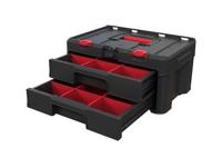 Gereedschapskoffer KETER Stack'N'Roll (17210832/253384) 2 laden Zwart - thumbnail