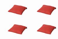 Kussen 45 x 45 baksteenrood piping Panama baksteenrood (4 stuks) Madison - Madison - thumbnail