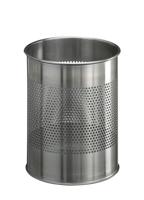 Durable 338123 Prullenbak 15 l (Ø) 165 mm RVS Zilver 1 stuk(s) - thumbnail