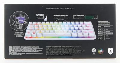 Razer Huntsman Mini Wit - Razer Clicky Purple