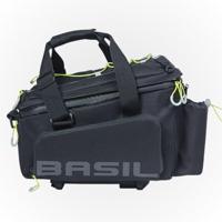 Basil bagagedragertas miles xl pro mik 9-36l zwart/lime - thumbnail