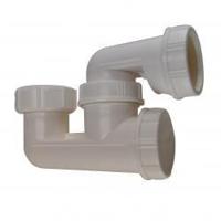 Wiesbaden Basis-sifon 11/2'' x 40 mm klem wit - thumbnail