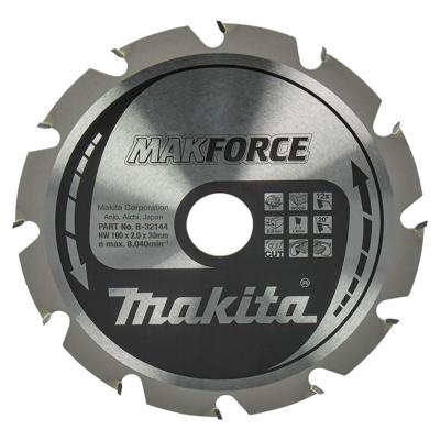 Makita Cirkelzaagblad voor Hout | Makforce | Ø 190mm Asgat 30mm 12T - B-32144