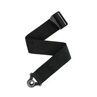 D&apos;Addario Auto Lock Polypro Guitar Strap Black gitaarband met ingebouwde strap locks - thumbnail