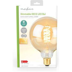 Nedis LED-Filamentlamp E27 | G95 | 3.8 W | 250 lm | 2100 K | 1 stuks - LBE27G95GD LBE27G95GD