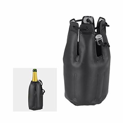 Metaltex Fleskoeler met Trekkoord 21 cm Zwart