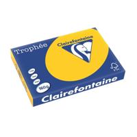 Clairefontaine Trophée Intens, gekleurd papier, A3, 160 g, 250 vel, zonnebloemgeel - thumbnail