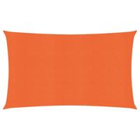VidaXL Zonnezeil 160 g/m² 2,5x5 m hdpe oranje - thumbnail