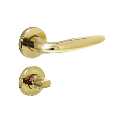 Deurkruk Sigaar op rozet verdekt ø49x7mm en WC-sluiting met stift 8x8mm messing gelakt Deurkruk Sigaar op rozet verdekt ø49x7mm en WC-sluiting met stift 8x8mm messing gelakt