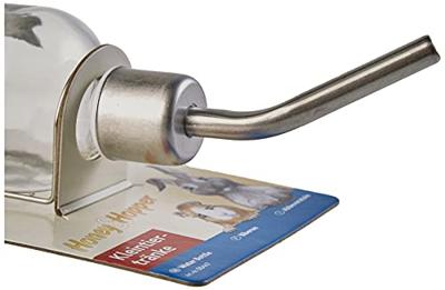 TRIXIE DRINKFLES HONEY&HOPPER GLAS MET SPANVEER / DRAADBEUGEL 500 ML 3 ST TRIXIE DRINKFLES HONEY&HOPPER GLAS MET SPANVEER / DRAADBEUGEL 500 ML 3 ST