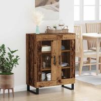 Dressoir Oud Hout 69,5 x 34 x 90 cm Bewerkt hout - thumbnail