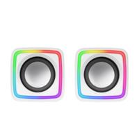 PC-luidsprekers Mars Gaming MSCUBEW 8W Wit 4 W - thumbnail