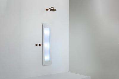 Sunshower Round Medium Plus infrarood + UV licht inbouw 140x33x10cm White M0600-M0101 Sunshower Round Medium Plus infrarood + UV licht inbouw 140x33x10cm White M0600-M0101