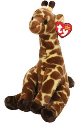 Ty knuffelgiraffe junior 15 cm polyester bruin Ty knuffelgiraffe junior 15 cm polyester bruin