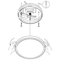 Eglo Led wandlampMongodio 1 20cm wit - 98656 - thumbnail