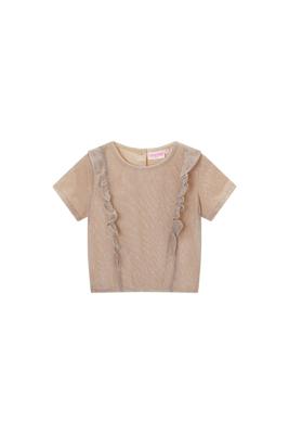 Someone Zomer t-shirt meisjes - goud - amina