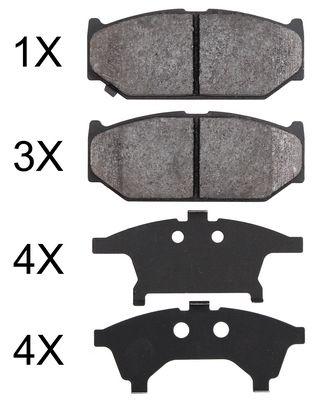 Remblokken set 37893