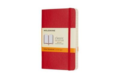 Notitieboek a6 moleskine sc rood