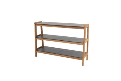 Liv teak tuinkast met 3 HPL planken 4SO - 4so Liv teak tuinkast met 3 HPL planken 4SO - 4so