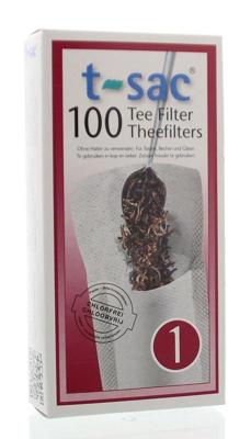 t-sac Theefilters No. 1 - voor 100 x één kop thee