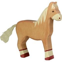 Holztiger houten paard lichtbruin Holztiger houten paard lichtbruin