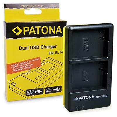 Nikon EN-EL14 Dual USB lader (Patona) - thumbnail