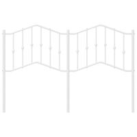Hoofdbord 140 cm metaal wit - thumbnail