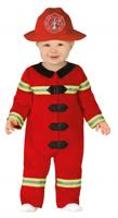 Brandweerman Kostuum Rood Dreumes - thumbnail