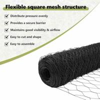 VidaXL Hexagon hek grijs 1,4 x 50 m pvc - thumbnail