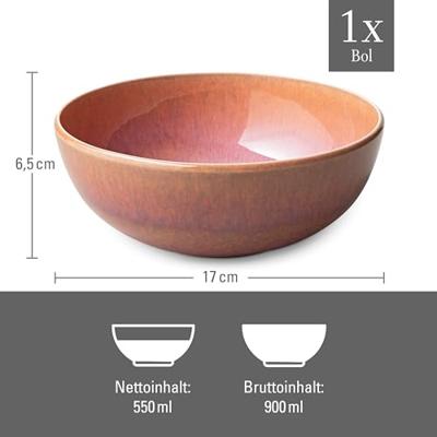 LIKE BY VILLEROY & BOCH - Perlemor Coral - Bowl 0,85l LIKE BY VILLEROY & BOCH - Perlemor Coral - Bowl 0,85l