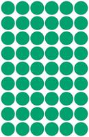 Avery-Zweckform 3143 Etiketten Ø 12 mm Papier Groen 270 stuk(s) Permanent hechtend Etiketten voor markeringspunten - thumbnail