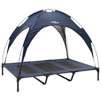 VidaXL Hondenbed marineblauw 122 x 93 x 106,5 cm staal VidaXL Hondenbed marineblauw 122 x 93 x 106,5 cm staal