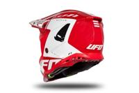 UFO PLAST Helmet echus m red/white - thumbnail