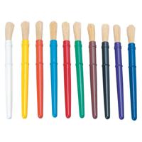 Colorations - plastic dikke verfkwasten, 10st. - thumbnail
