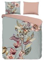 Good Morning Dekbedovertrek "bloemen en vlinders" - Multi - (200x200/220 cm) - Katoen - thumbnail
