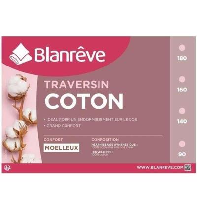 BLANREVE Katoenen bolster - 90 cm - Wit BLANREVE Katoenen bolster - 90 cm - Wit
