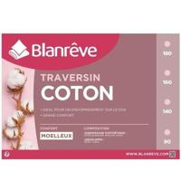 BLANREVE Katoenen bolster - 90 cm - Wit - thumbnail